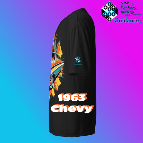 Classic 63 Chevy Cruise T Shirt by XGuidance Black 11