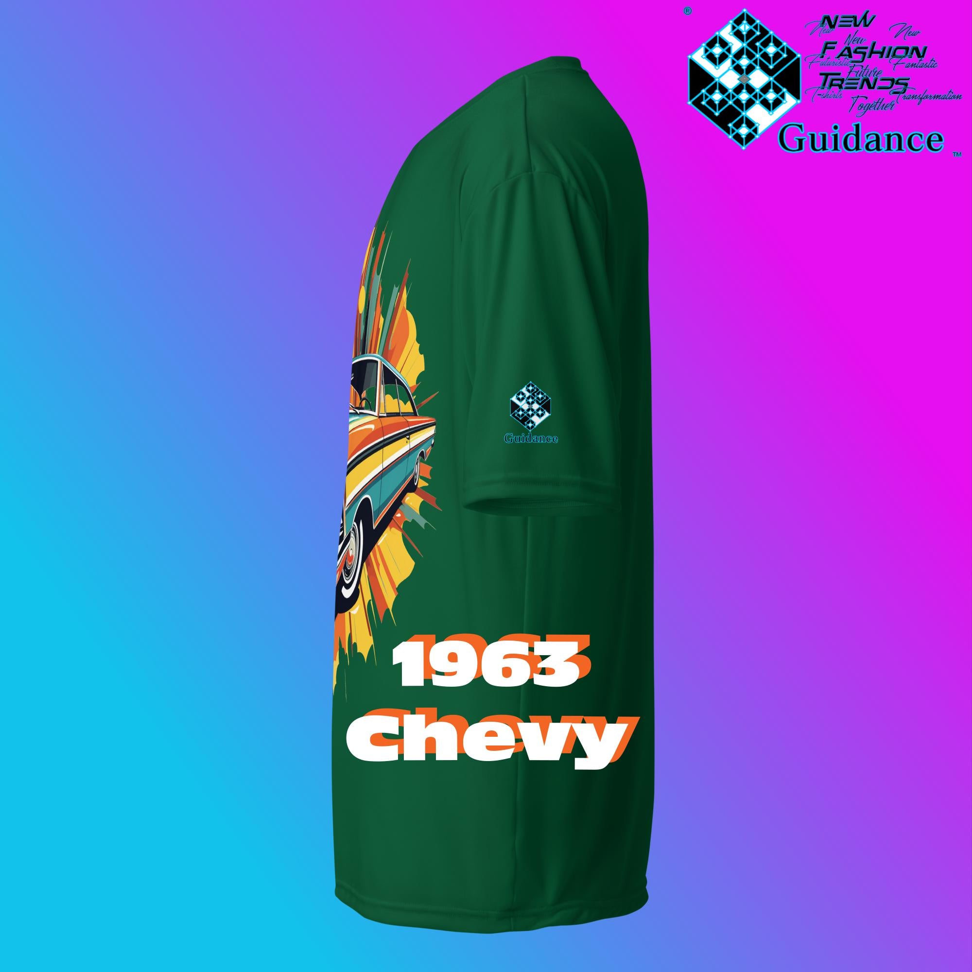 Classic 63 Chevy Cruise T Shirt by XGuidance Black 12
