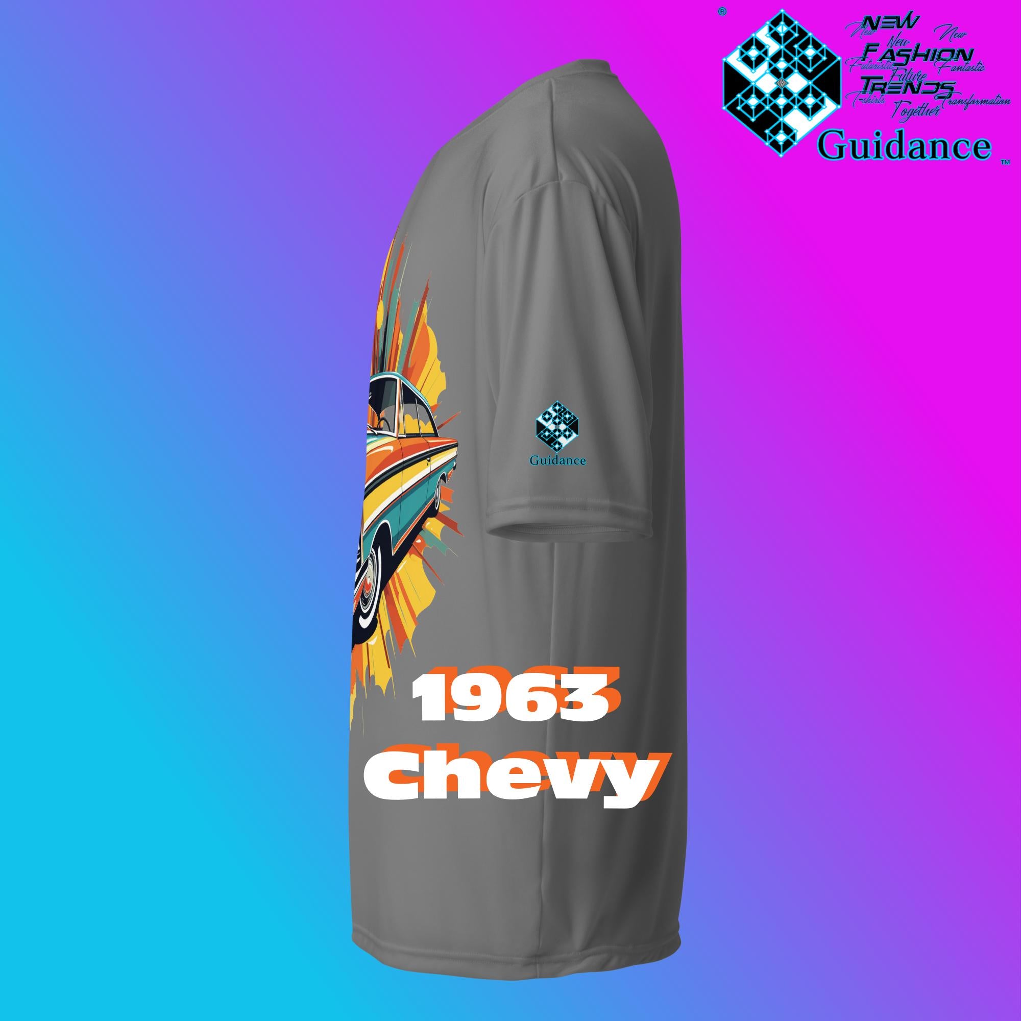 Classic 63 Chevy Cruise T Shirt by XGuidance Black 13