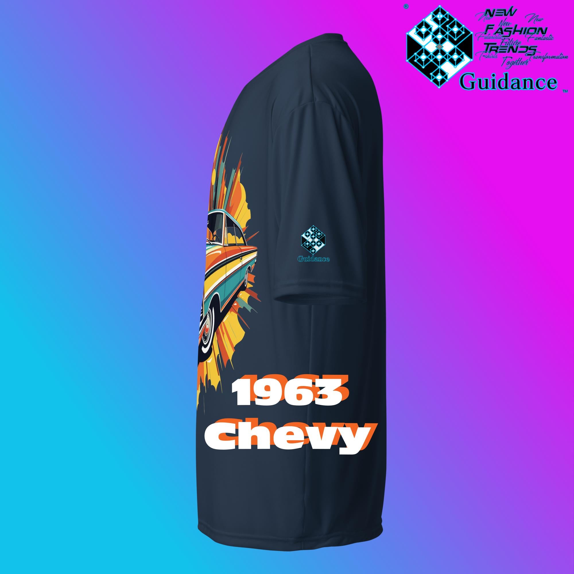 Classic 63 Chevy Cruise T Shirt by XGuidance Black 14
