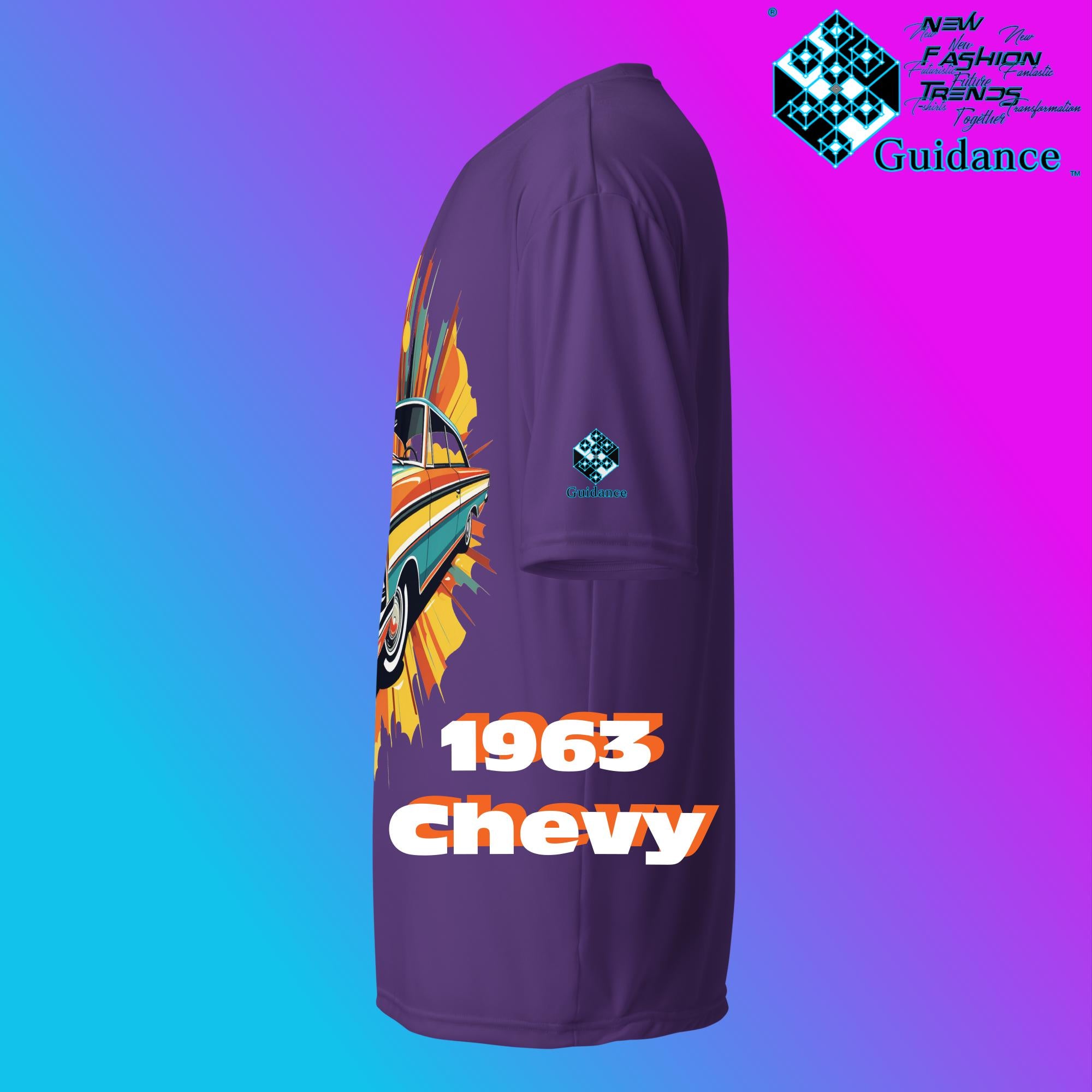 Classic 63 Chevy Cruise T Shirt by XGuidance Black 16