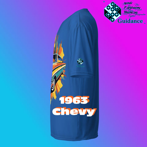 Classic 63 Chevy Cruise T Shirt by XGuidance Black 17