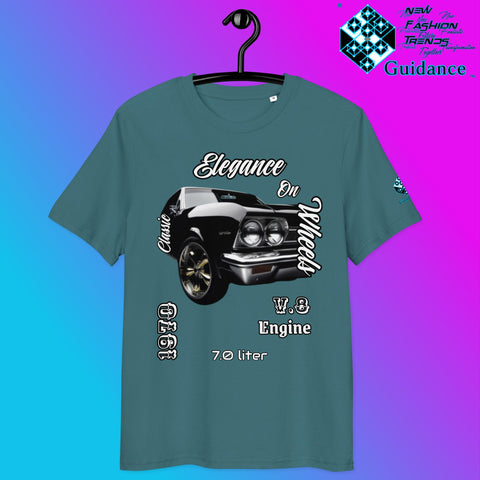 Classic Black Muscle Car Tee – V8 Power & Chrome Style by XGuidance Stargazer 10