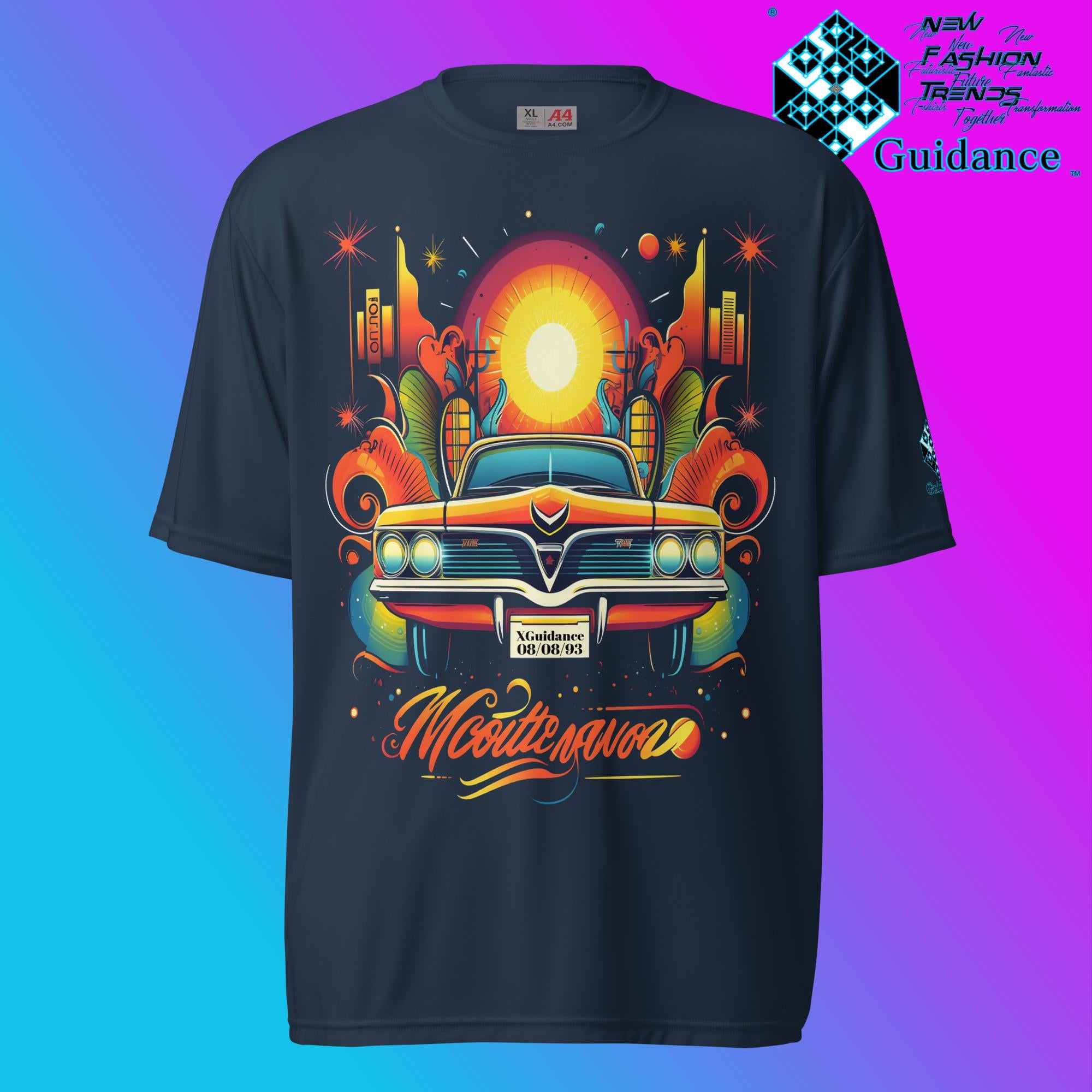 Classic Cruise Vintage T Shirt by XGuidance Navy 4