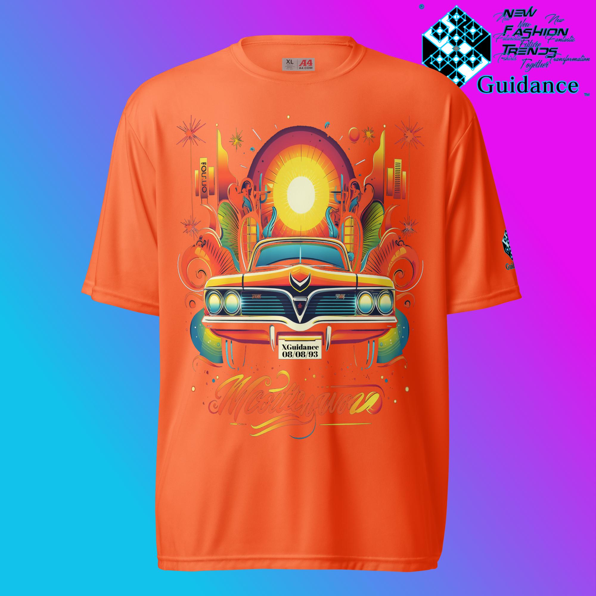 Classic Cruise Vintage T Shirt by XGuidance Safety Orange 8