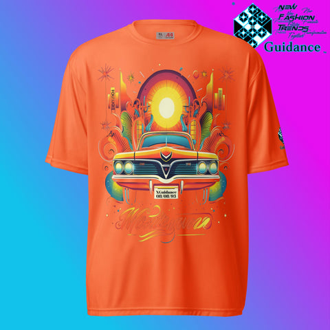 Classic Cruise Vintage T Shirt by XGuidance Safety Orange 8