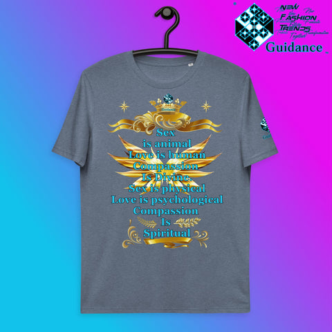 Compassion T-Shirt T-Shirts by XGuidance Dark Heather Blue 12