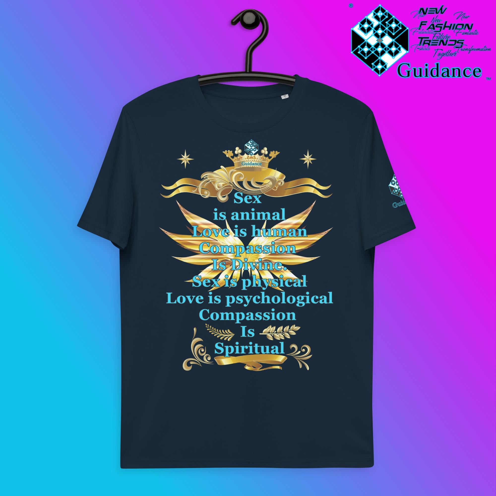 Compassion T-Shirt T-Shirts by XGuidance French Navy 3