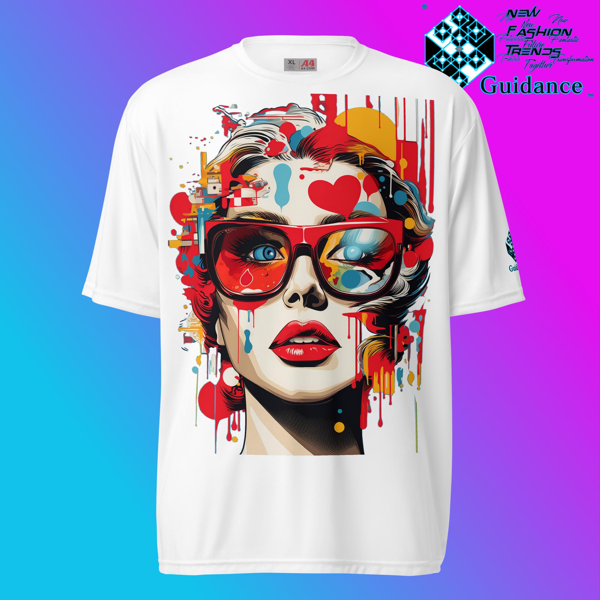 Cosmic Feminine Retro T Shirt by XGuidance White 10