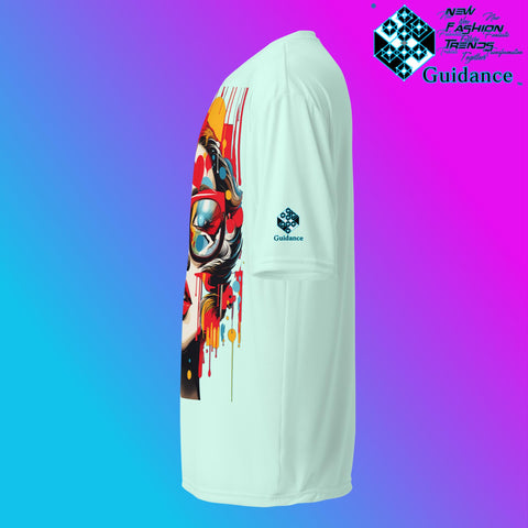 Cosmic Feminine Retro T Shirt by XGuidance Black 15