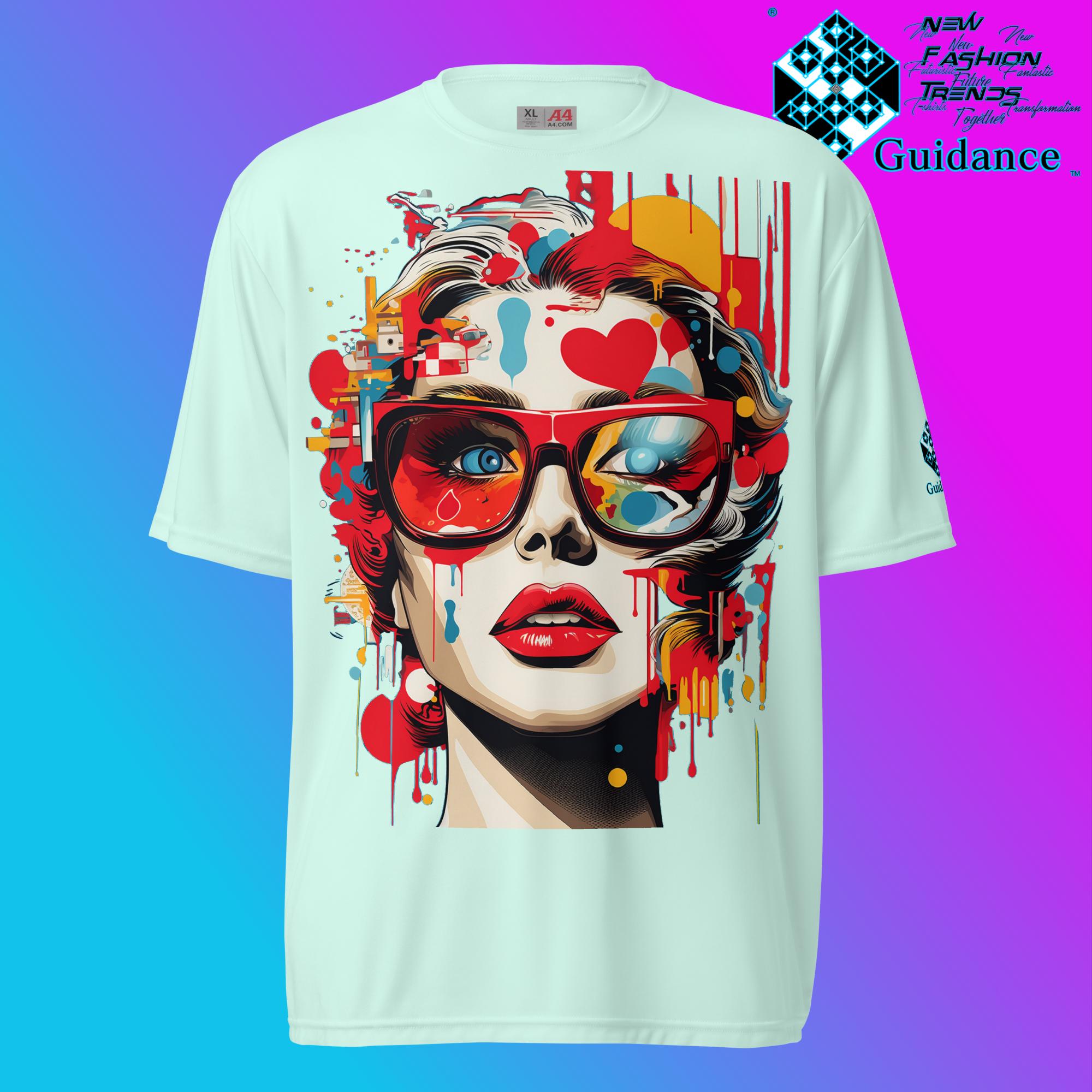 Cosmic Feminine Retro T Shirt by XGuidance Pastel Mint 6