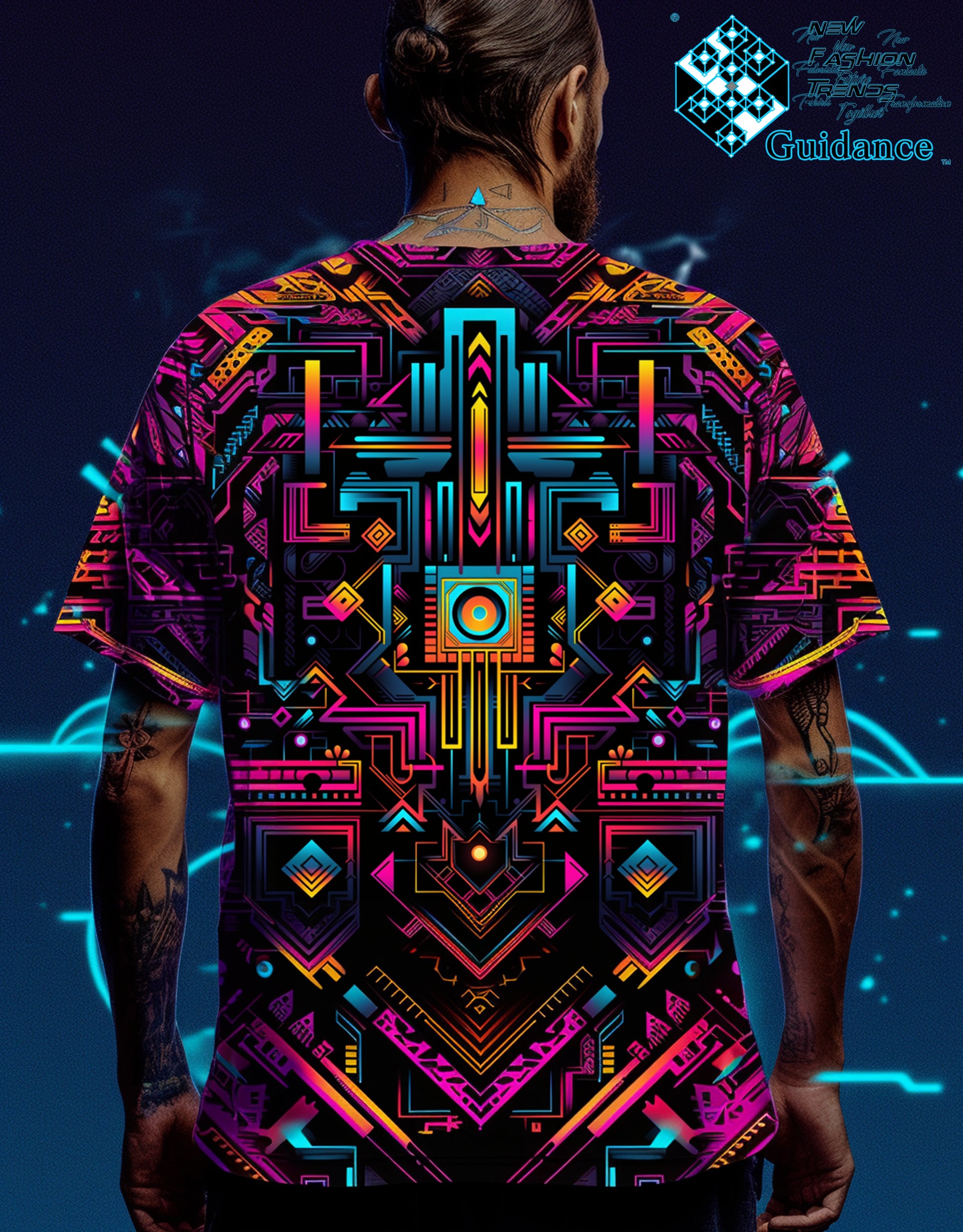 Cosmic Matrix T-Shirt T-Shirts by XGuidance XS 1