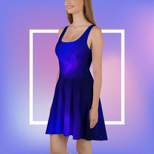 Cosmic Skater Dress – Galactic Festival Glow Dresses by XGuidance XS 1