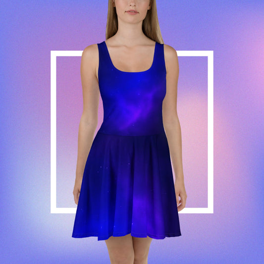 Galactic Goddess Festival Dress Cosmic Blue Glow XGuidance Galactic Goddess Festival Dress Cosmic Blue Glow XGuidance