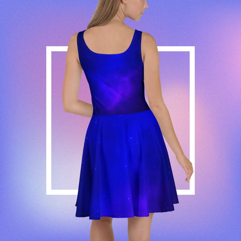 Cosmic Skater Dress – Galactic Festival Glow Dresses by XGuidance XS 3