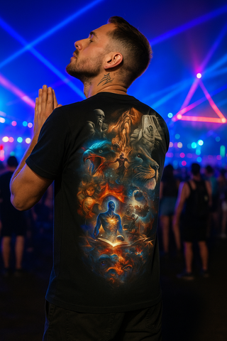 Cosmic Spirit Awakening T-Shirt T-Shirts by XGuidance XS 1