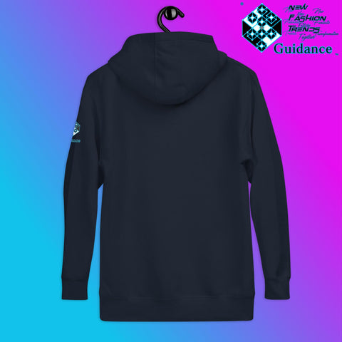 Cosmic Symphony Hoodie – Planets and Stars Artwork by XGuidance Black 20
