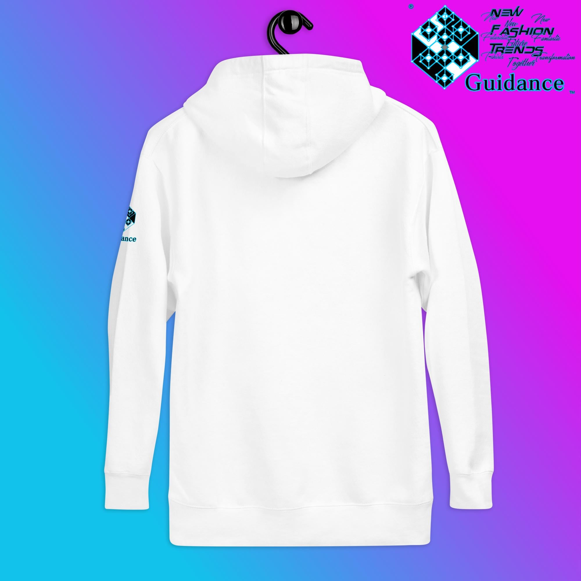 Cosmic Symphony Hoodie – Planets and Stars Artwork by XGuidance Black 24