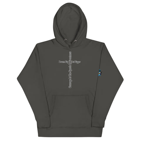 Courage Is the Spark – Dream Big Hoodie for Bold Souls by XGuidance Vintage Black 5