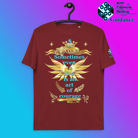 Courage T-Shirt T-Shirts by XGuidance Burgundy 10