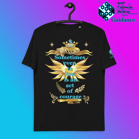 Courage T-Shirt T-Shirts by XGuidance Black 2