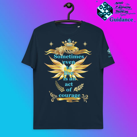 Courage T-Shirt T-Shirts by XGuidance French Navy 3