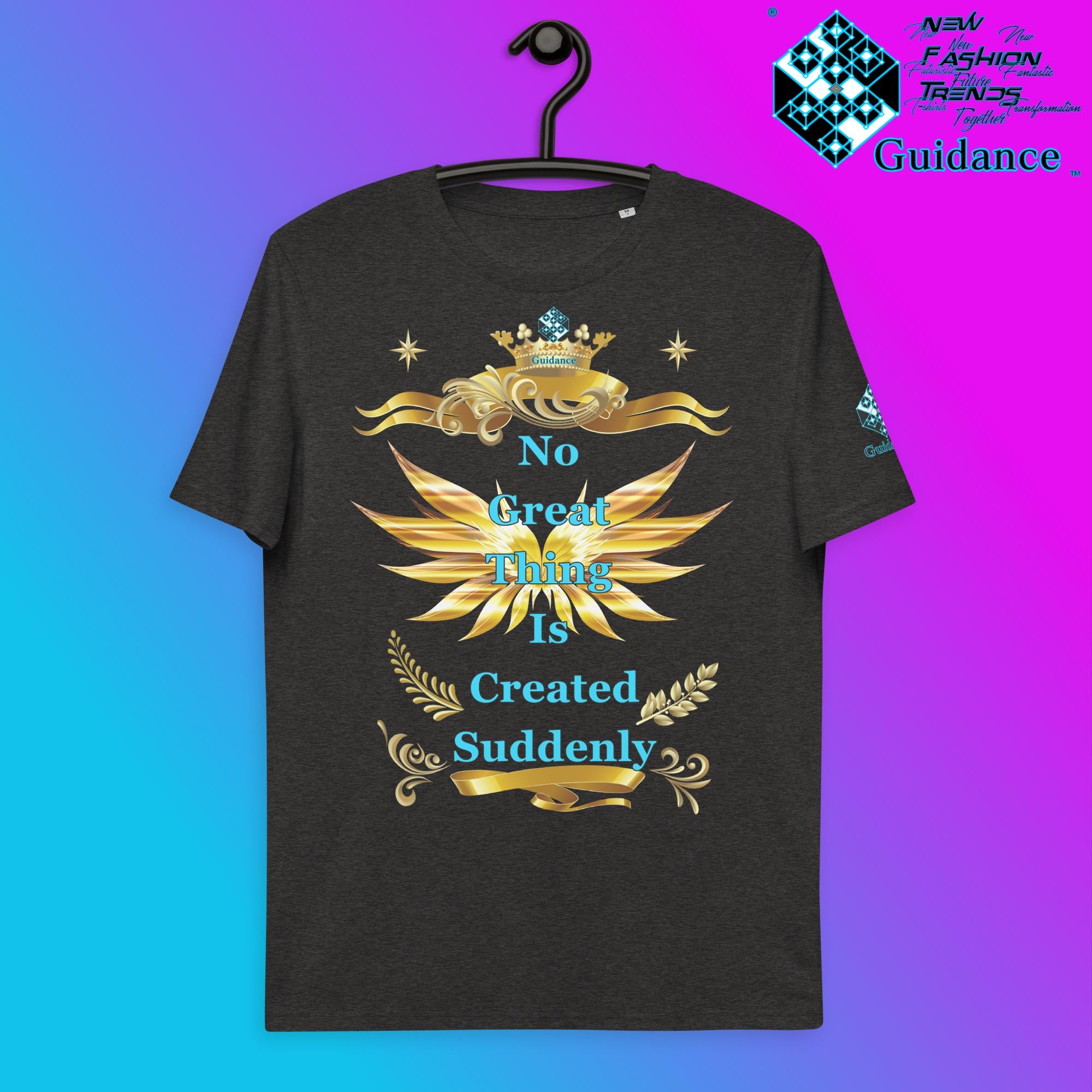 Created T-Shirt T-Shirts by XGuidance Dark Heather Grey 11