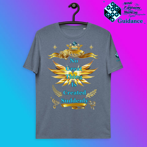 Created T-Shirt T-Shirts by XGuidance Dark Heather Blue 12