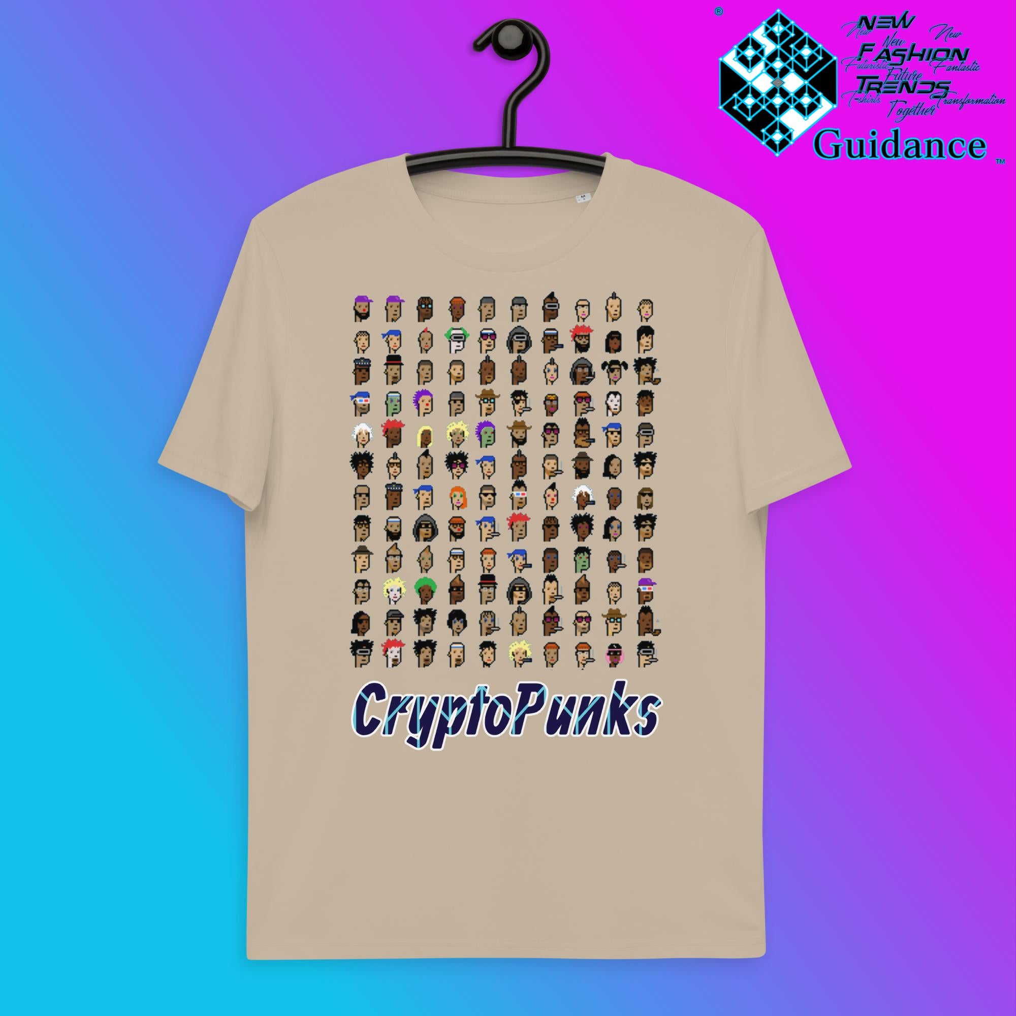 CryptoPunk Saga T-Shirt T-Shirts by XGuidance Desert Dust 7