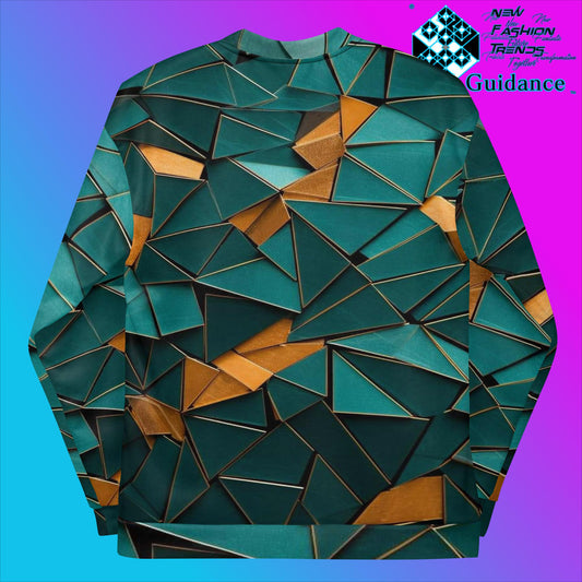 Custom Layers Jacket with Geometric Mosaic Art by XGuidance XS 2
