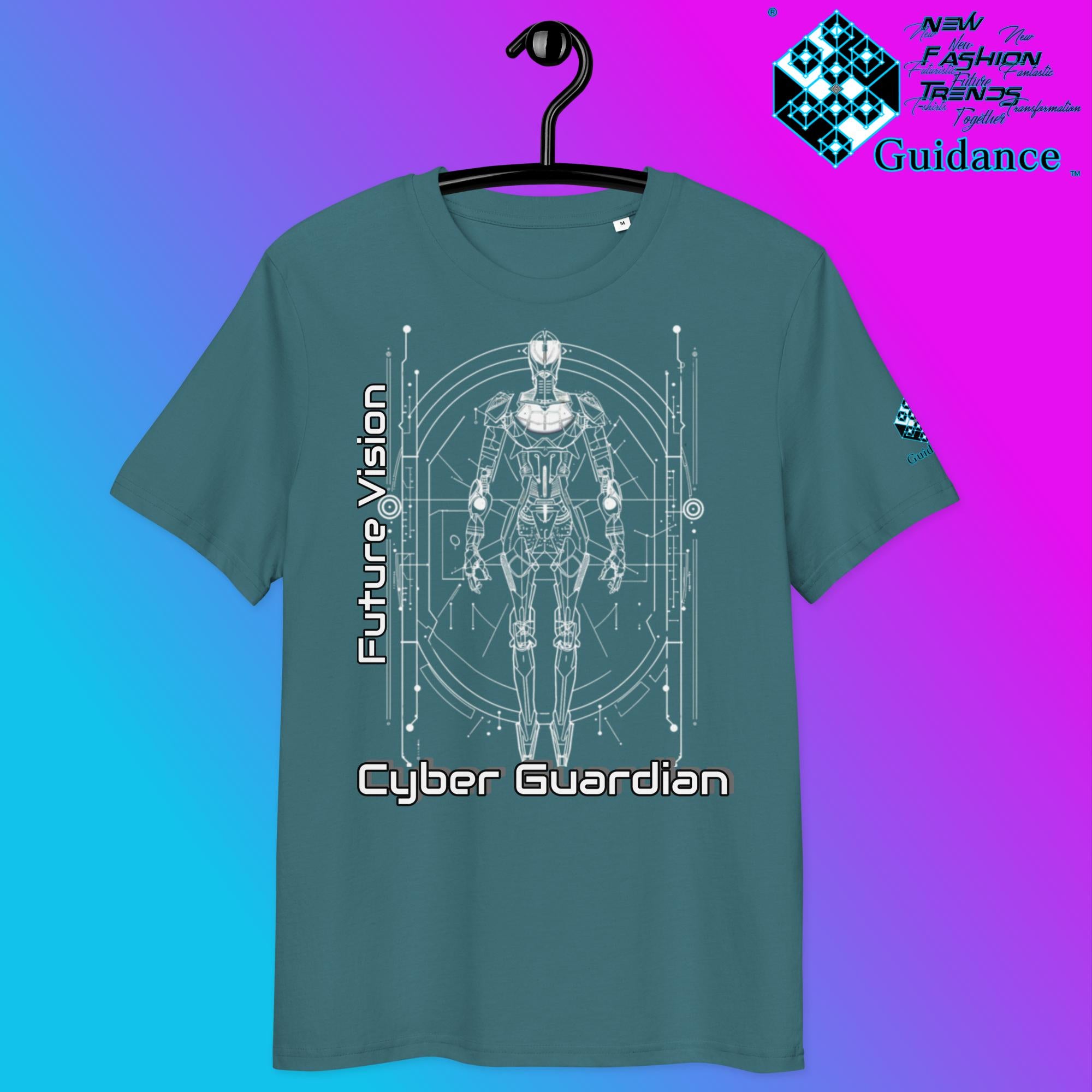 Cyber Guardian T-Shirt – Futuristic Robot & Tech Armor by XGuidance Stargazer 10