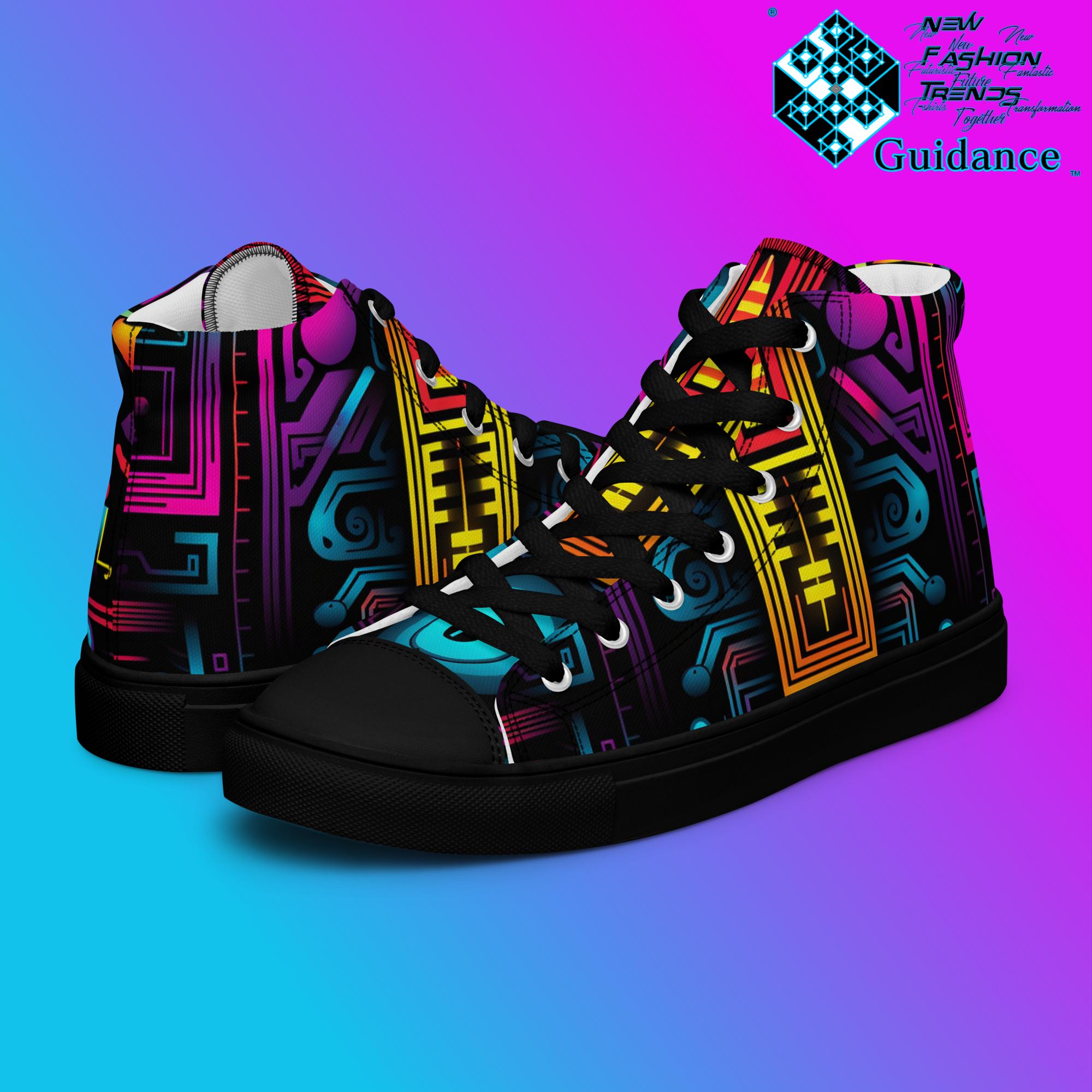 Cyber Oracle – Sneakers of Insight & Vision Sneakers by XGuidance Black 6