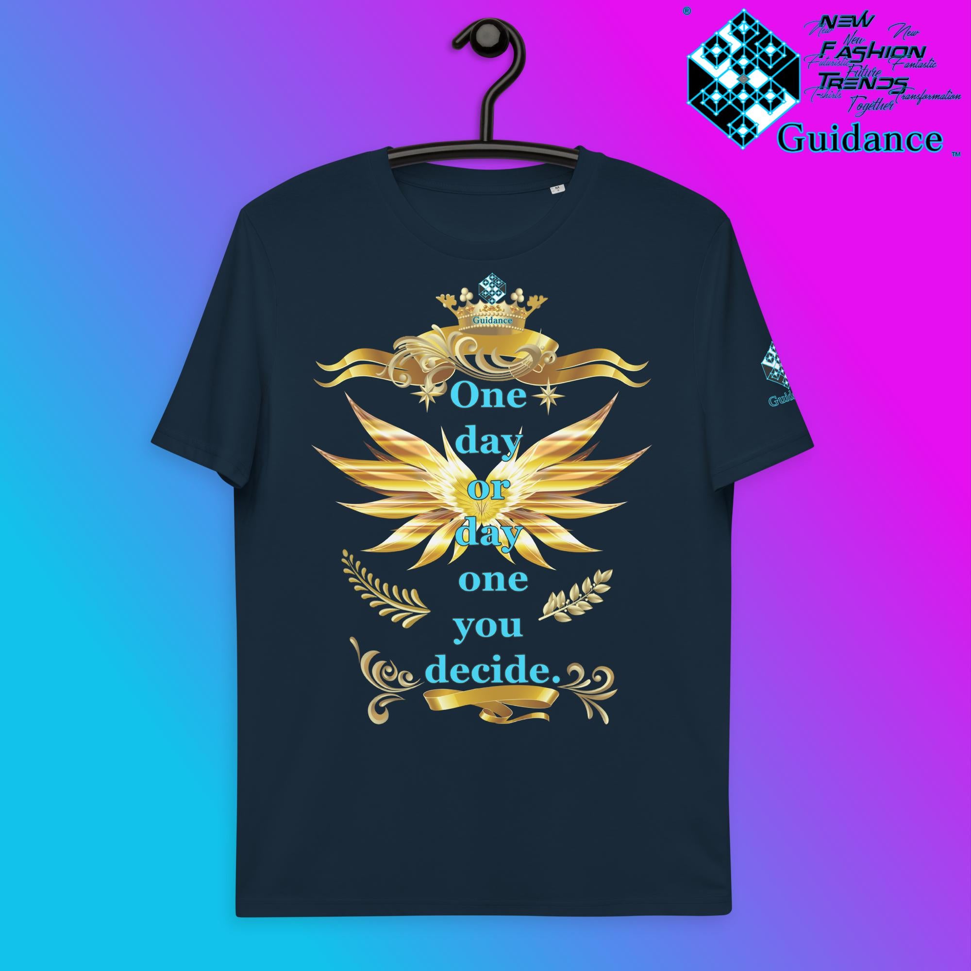 Decide T-Shirt T-Shirts by XGuidance French Navy 3