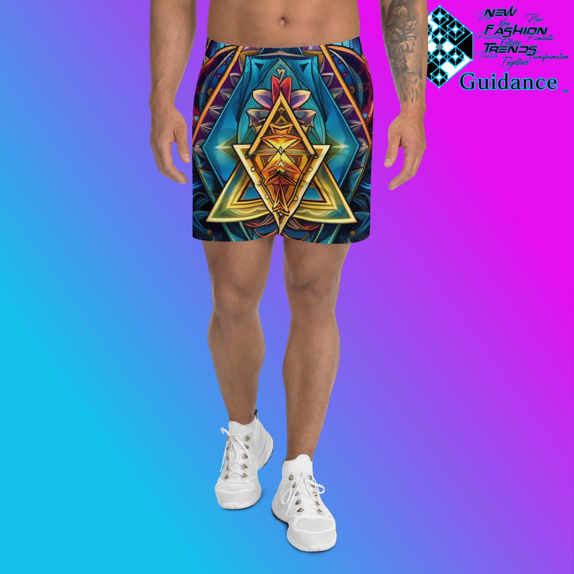 Dimensional Harmony Geometric Festival Boardshorts by XGuidance 2XS 1
