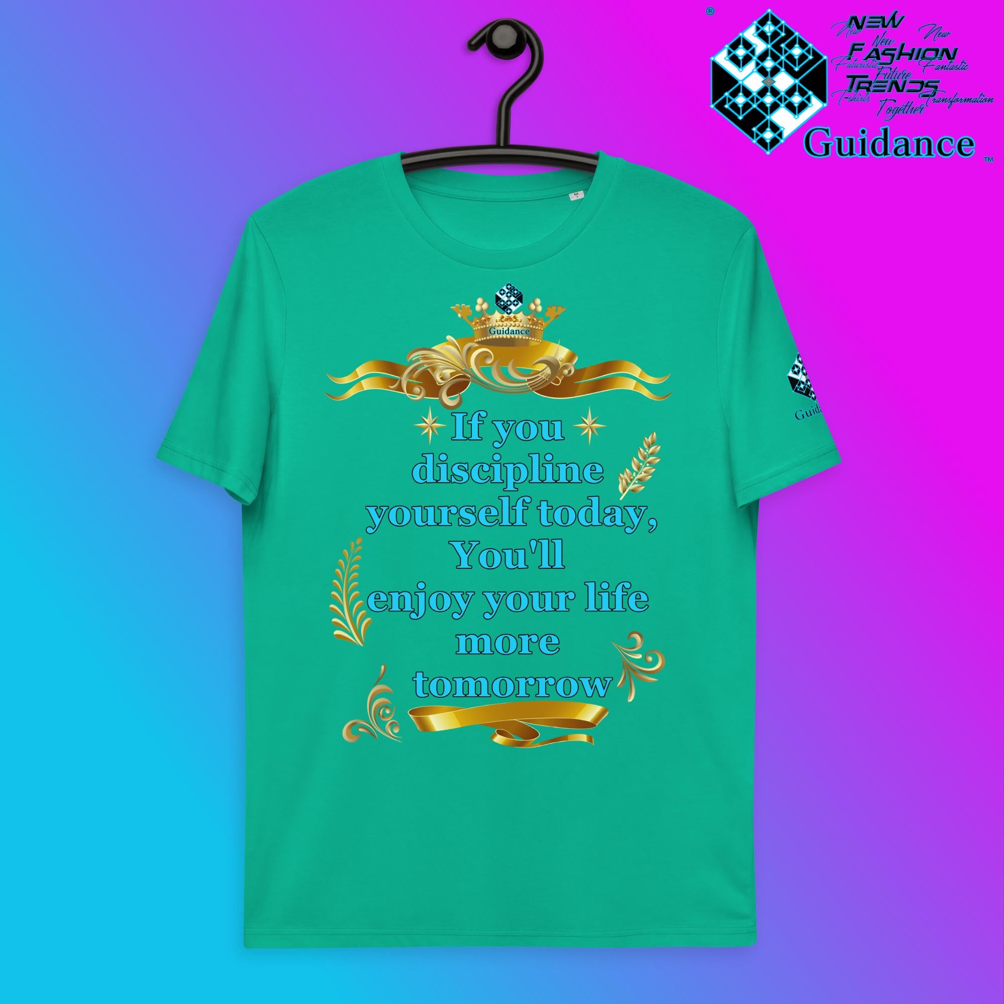 Discipline Yourself T-Shirt T-Shirts by XGuidance Go Green 13