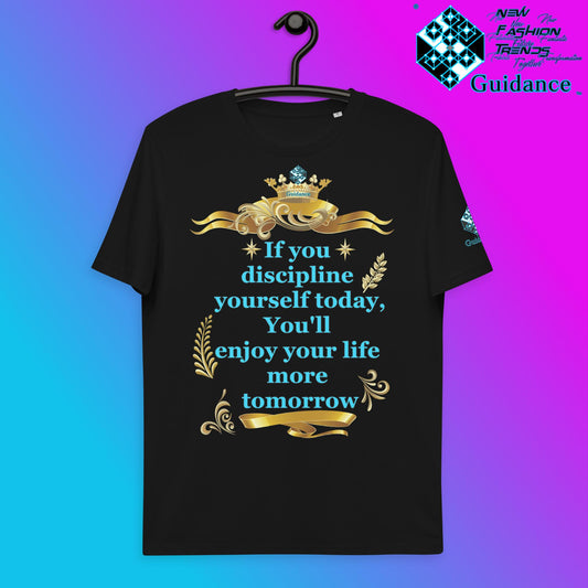 Discipline Yourself T-Shirt T-Shirts by XGuidance Black 1
