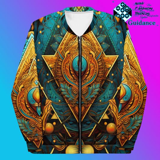 Divine Essence Bomber Jacket Vintage Festival by XGuidance XS 1