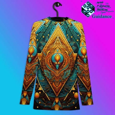 Divine Essence Psychedelic Long Sleeve Rash Guard by XGuidance XS 2