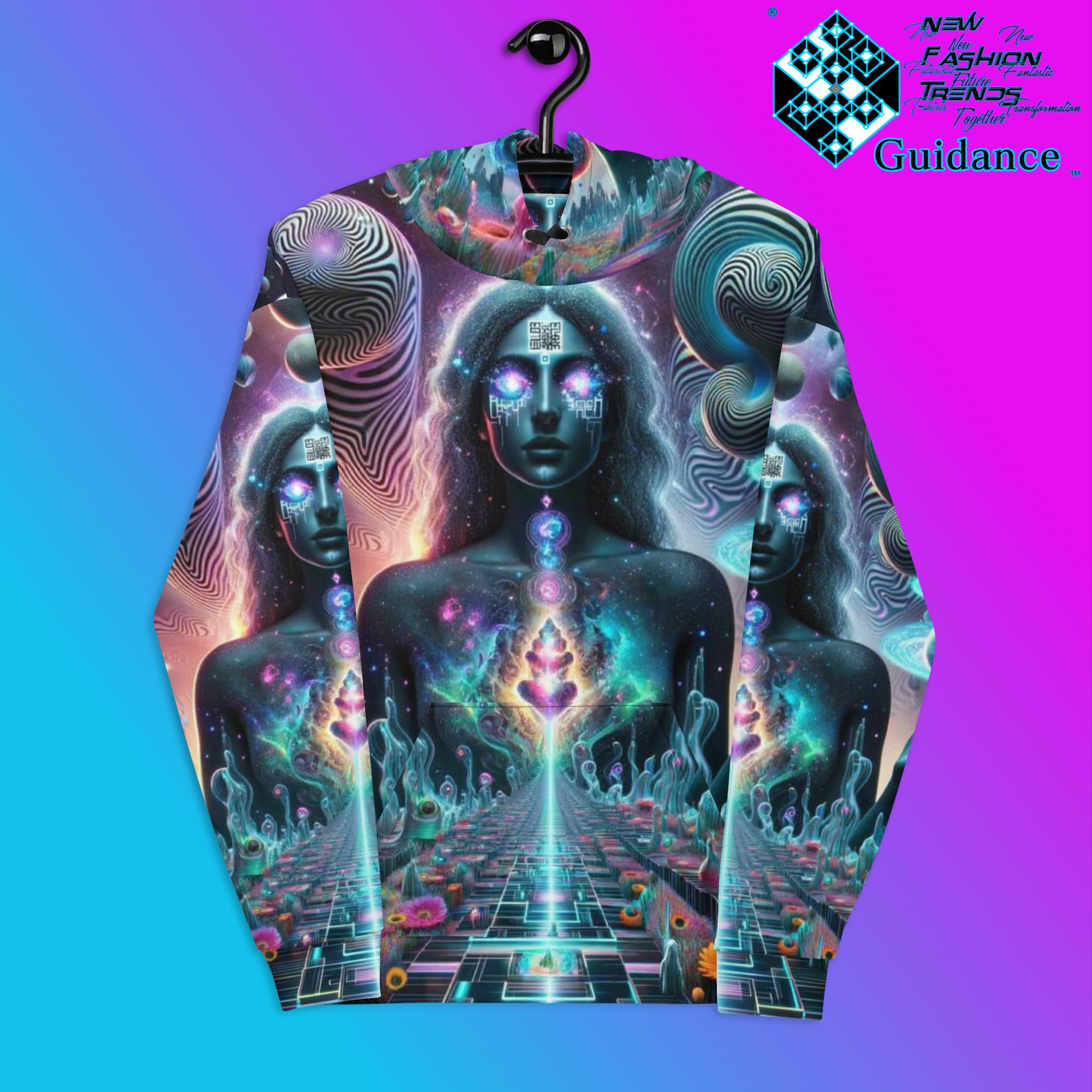 Divine Femininity Hoodie with Goddess Energy Design by XGuidance 2XS 1