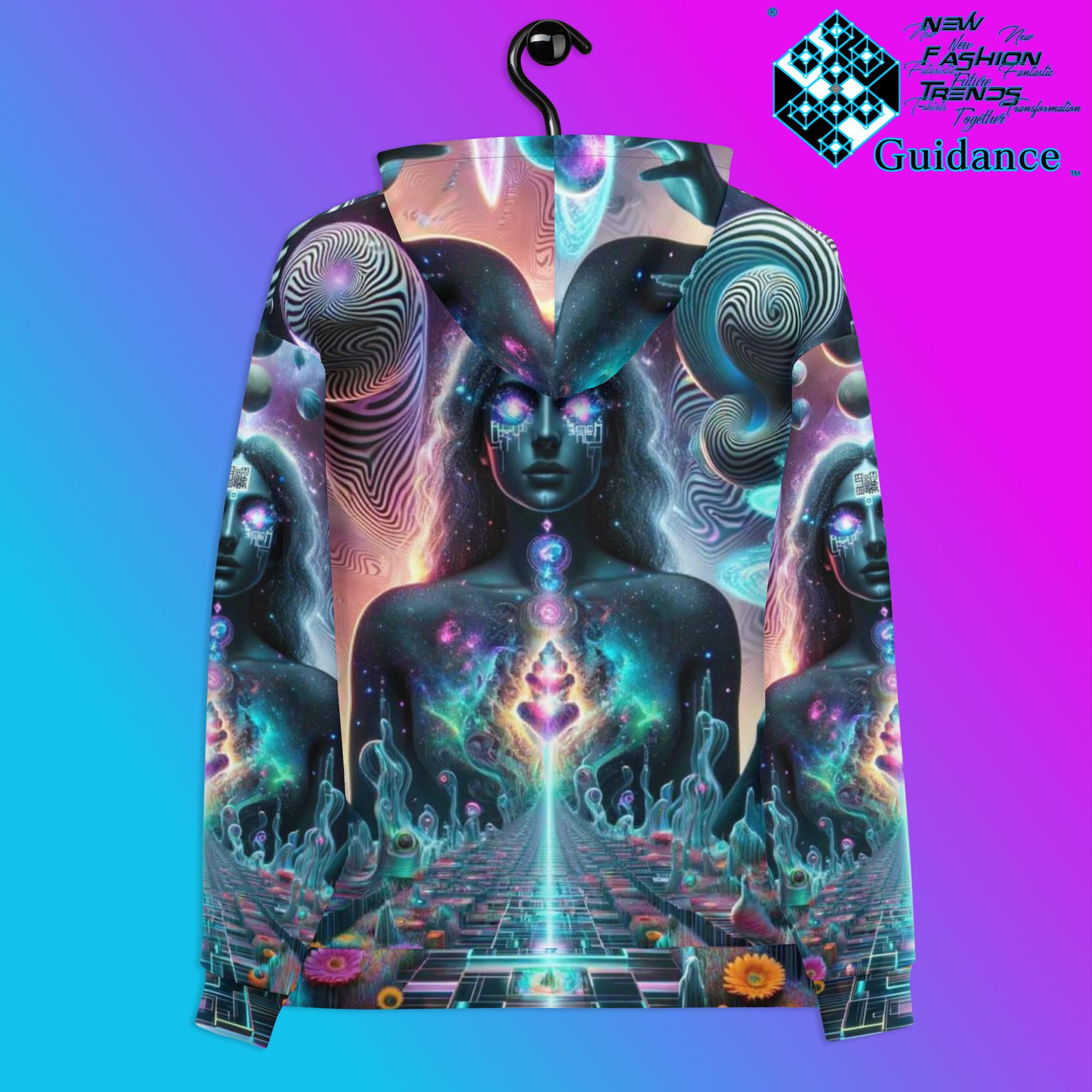 Divine Femininity Hoodie with Goddess Energy Design by XGuidance 2XS 2