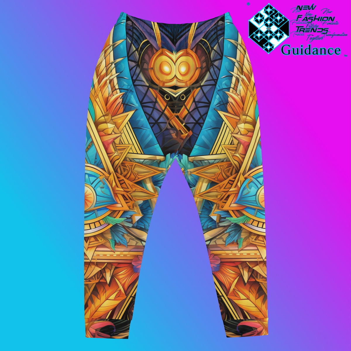 Divine Rhapsody Jogger Pants – Cosmic Festival Streetwear by XGuidance XS 1