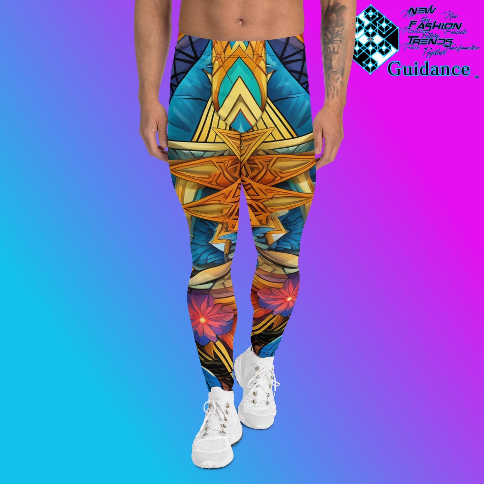 Divine Rhapsody Leggings Yoga & Spiritual Harmony by XGuidance XS 1