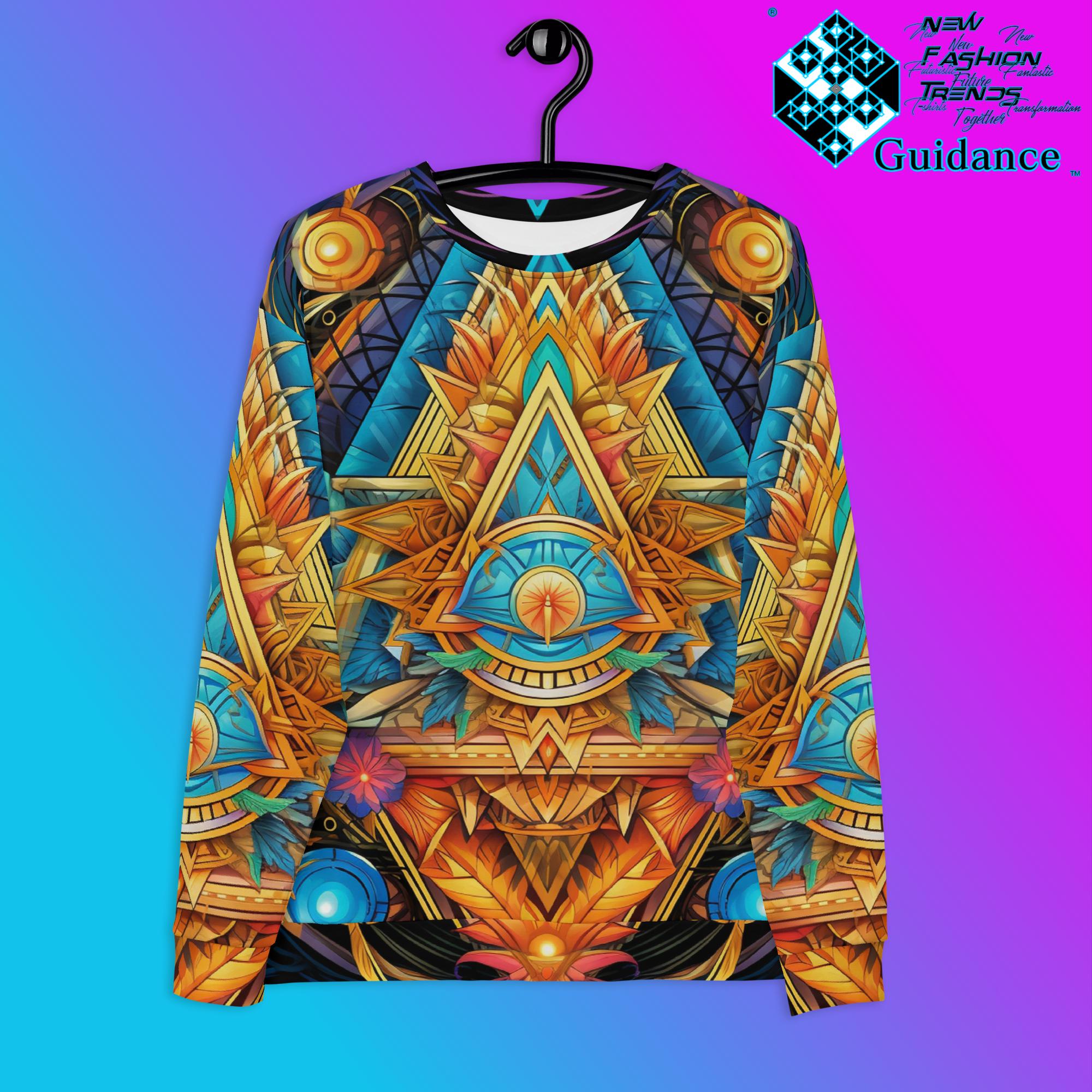 Divine Rhapsody Sweatshirt – Cosmic Festival Streetwear by XGuidance XS 1