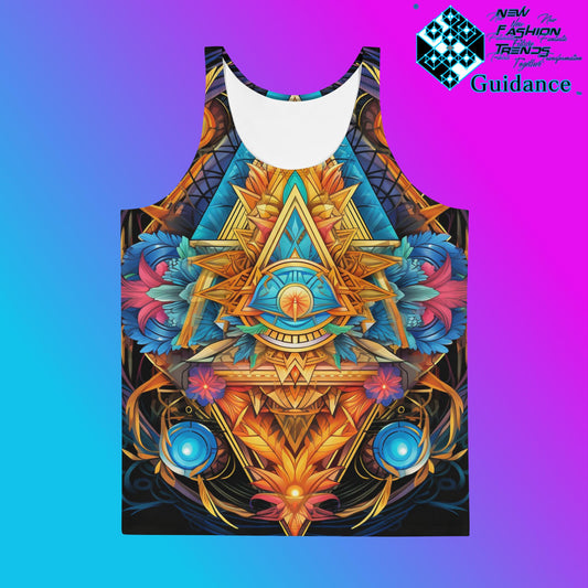 Divine Rhapsody Tank Top – Cosmic Festival Streetwear by XGuidance XS 1