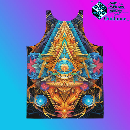 Divine Rhapsody Tank Top – Cosmic Festival Streetwear by XGuidance XS 2