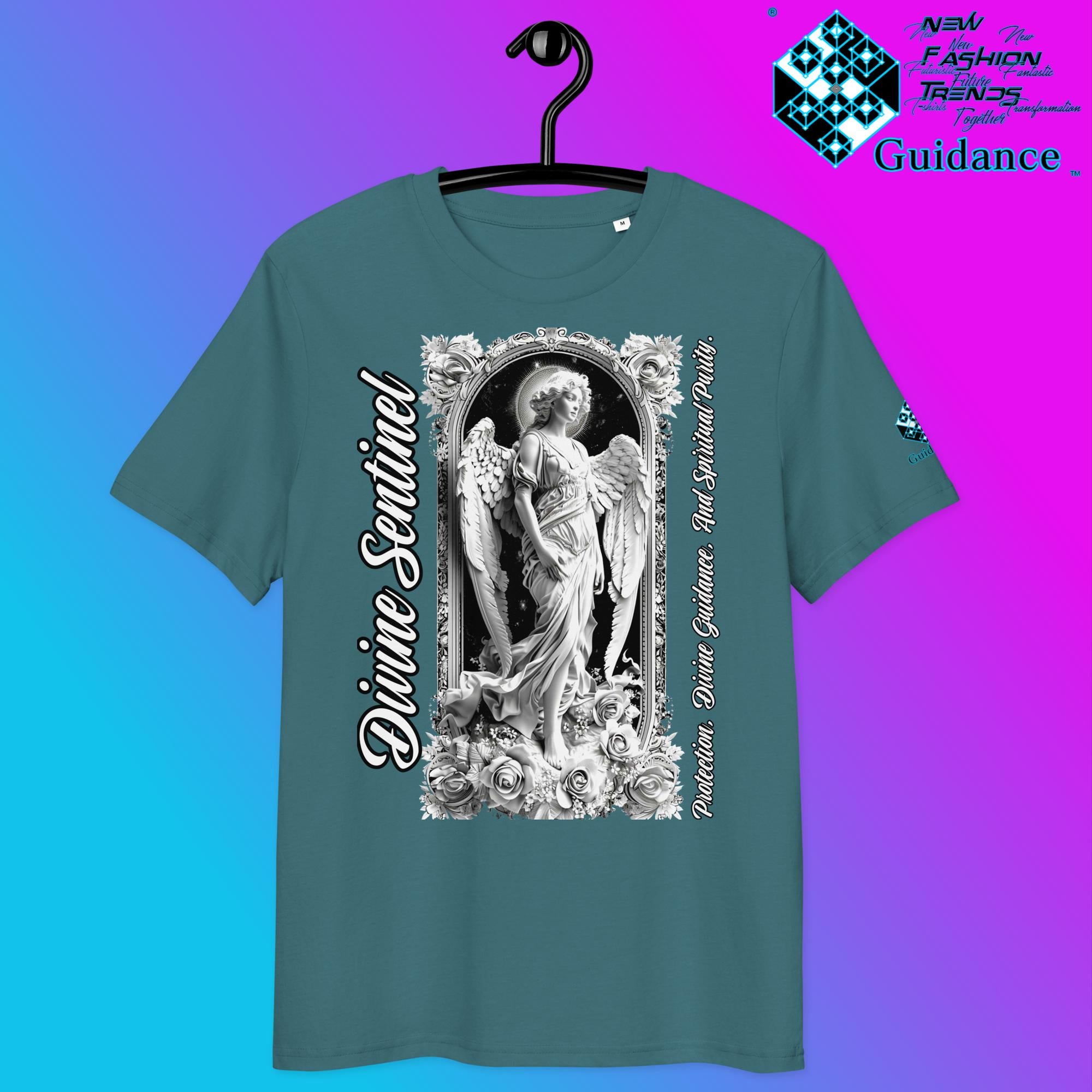 Divine Sentinel Angel T-Shirt – Sacred Love & Protection by XGuidance Stargazer 11