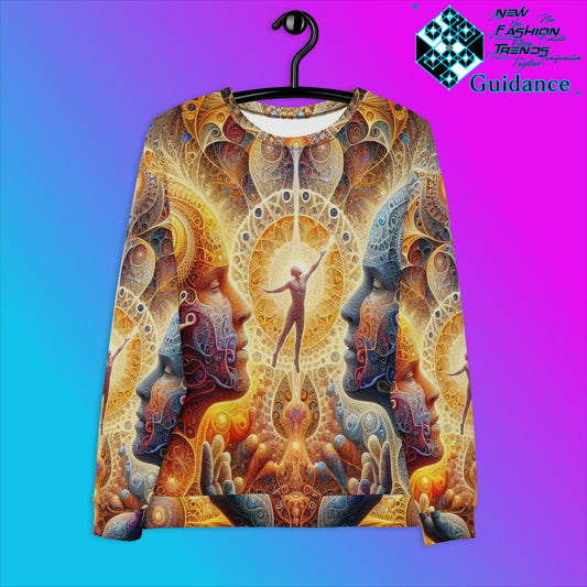 Divine Trinity Sweatshirt – Sacred Symbolism of the Triad by XGuidance XS 1