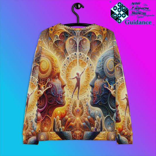 Divine Trinity Sweatshirt – Sacred Symbolism of the Triad by XGuidance XS 2