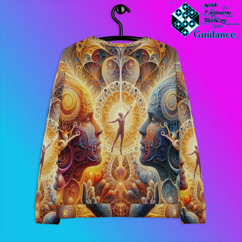 Divine Trinity Sweatshirt – Sacred Symbolism of the Triad by XGuidance XS 2