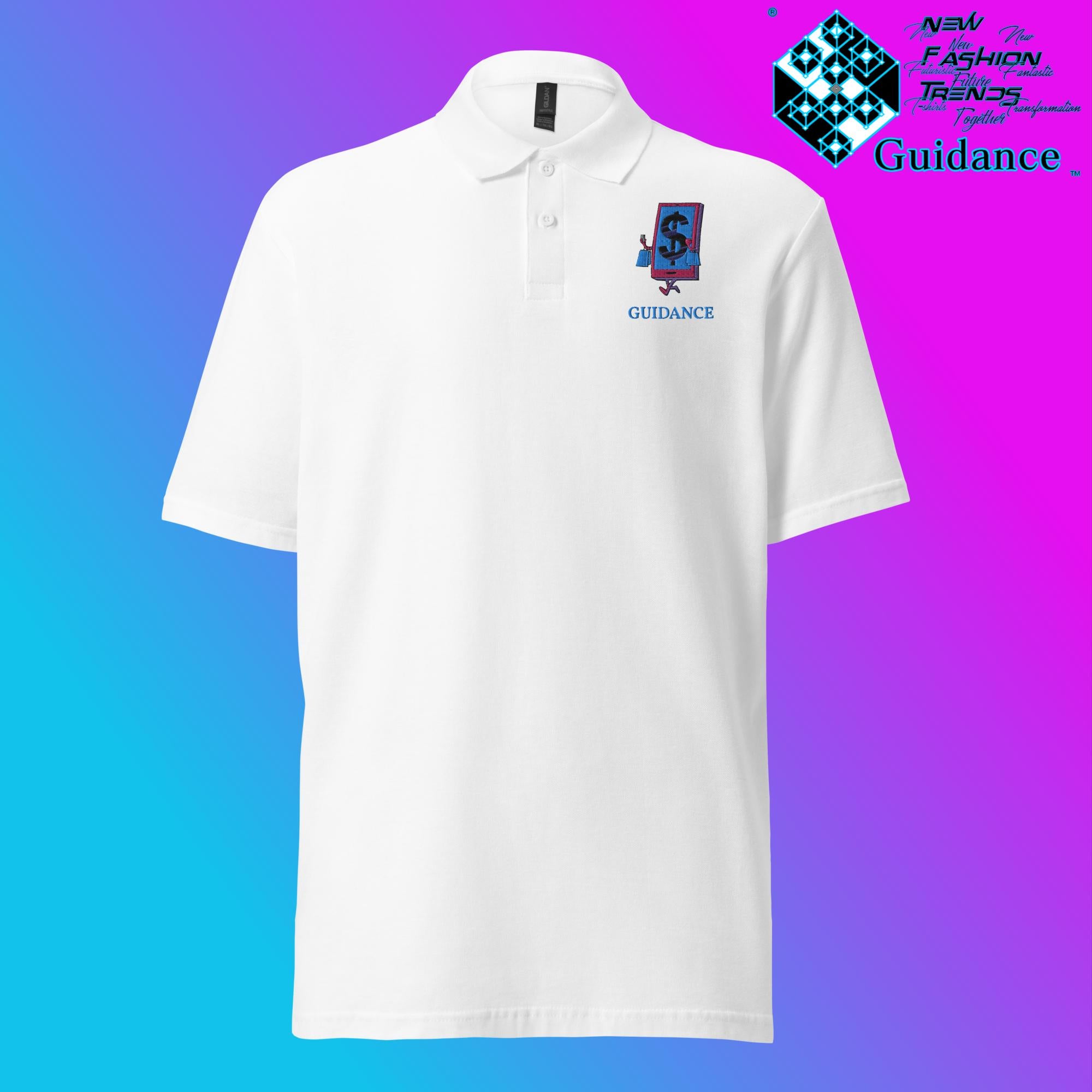 Dollar Dash - Polo Shirt Polo Shirts by XGuidance White 1